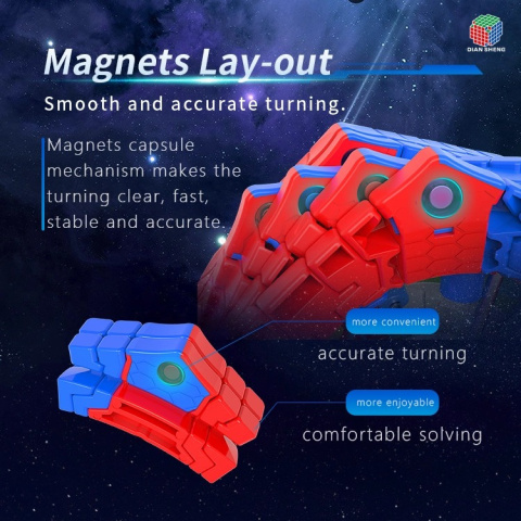 DianSheng Galaxy Teraminx Magnetic