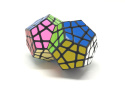 Calvin's Puzzle Double Megaminx Black Body (Mod)