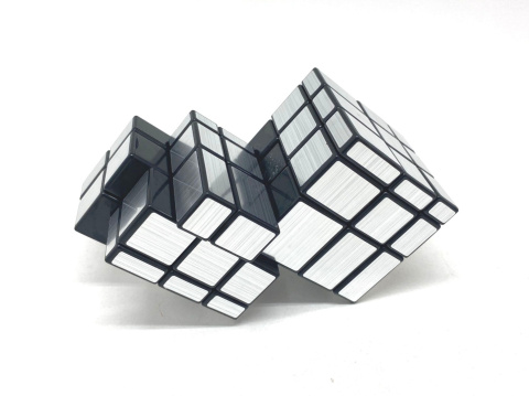 Calvin's Puzzle Mirror Double Cube Silver