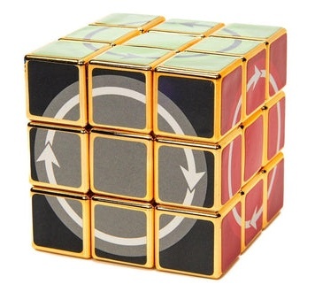 Calvin's Puzzle Okamoto Latch Cube from Japan Golden