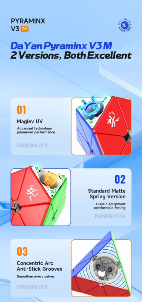 DaYan Pyraminx V3 Maglev UV