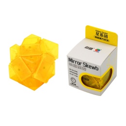 DianSheng Mirror Skewb Magnetic Transparent Yellow