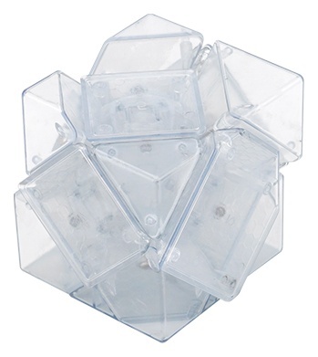 DianSheng Mirror Skewb Magnetic Transparent