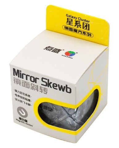 DianSheng Mirror Skewb Magnetic Transparent