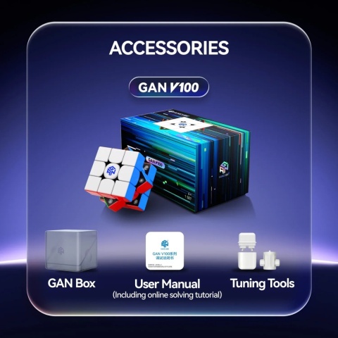 GAN V100 Maglev Frosted 3x3x3