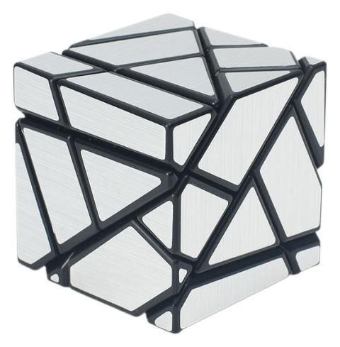 Ninja 3x3 Ghost Cube with Silver Stickers