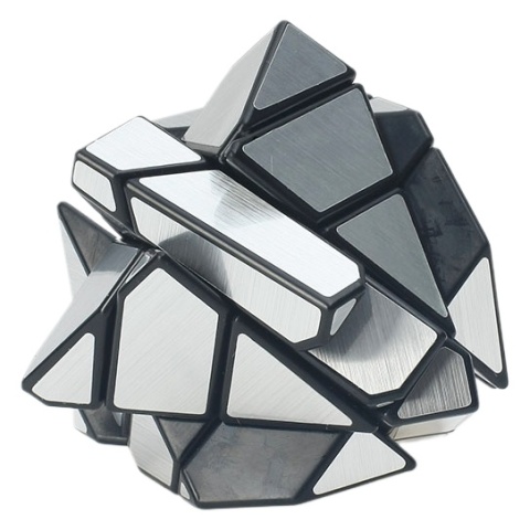 Ninja 3x3 Ghost Cube with Silver Stickers
