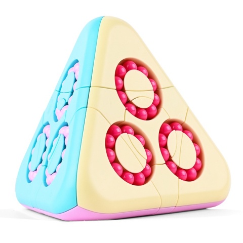 Pyramid Magic Bean Cube Light Blue