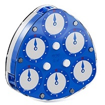 QY 3x3 Magic Clock Blue