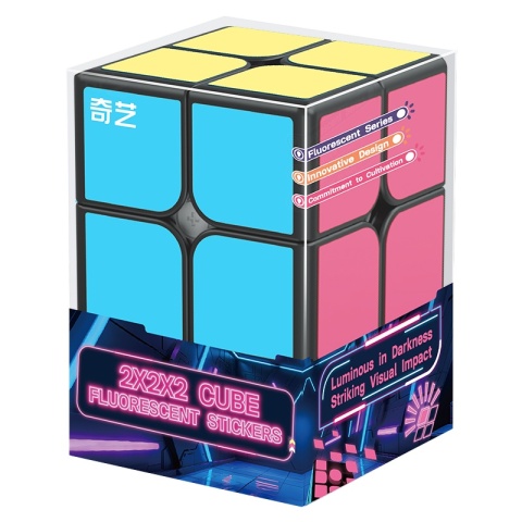 QiYi 2x2 with Fluorescent stickers