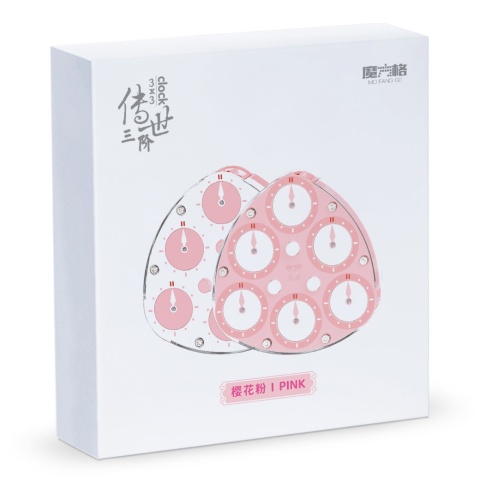 QiYi 3x3 Magic Clock Pink