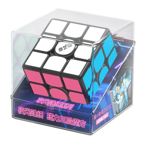 QiYi Magnetic 3x3 with Fluorescent stickers