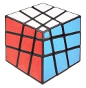 ZePuzzles Squished 3x3 with 6-color Tiles