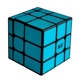 [OUTLET] QiYi Tiled Mirror Cube Magnetic Blue