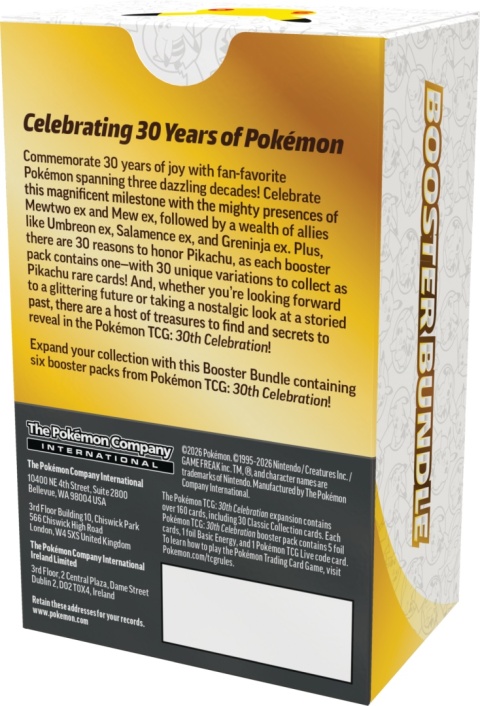 Pokémon TCG: 30th Celebration - Booster Bundle